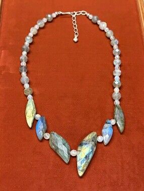 Jay King Sterling Silver Labradorite Necklace